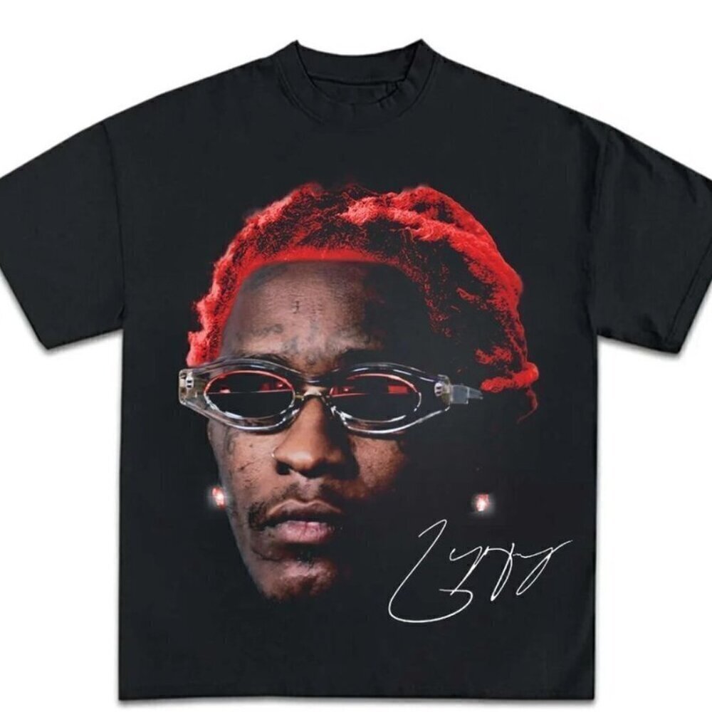 Young Thug Rap Graphic Tee HipHop Concert Inspired Streetwear Shirt T-Shirt .